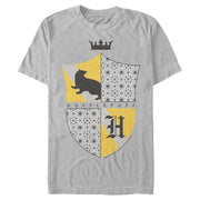 Men's Harry Potter Hufflepuff Abstract Shield  Adult T-Shirt