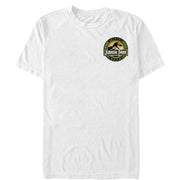 Men's Jurassic Park Park Staff Patch  Adult T-Shirt