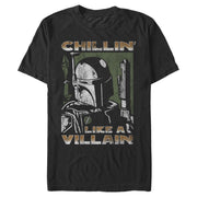 Men's Star Wars Chillin' Like a Villain  Adult T-Shirt