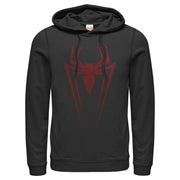 Men's Marvel Spider-Man Icon Badge  Adult Pull Over Hoodie