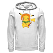 Men's Pokemon Halloween Pumpkin Pikachu  Adult Pull Over Hoodie