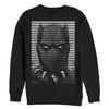 Men's Marvel Black Panther Striped Profile  Adult Sweatshirt