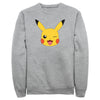 Men's Pokemon Pikachu Wink Face  Adult Sweatshirt