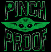 Men's Star Wars: The Mandalorian St. Patrick's Day Grogu Pinch Proof  Adult T-Shirt