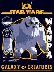 Men's Star Wars: Galaxy of Creatures The Wampa  Adult T-Shirt