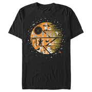 Men's Star Wars: A New Hope Halloween Death Star Haunt  Adult T-Shirt