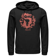 Men's Mulan Dragon Symbol  Adult Pull Over Hoodie