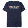 Men's Top Gun Shiny 3D Logo  Adult T-Shirt