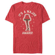 Men's A Christmas Story It�s a Major Award Leg Lamp  Adult T-Shirt