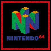 Men's Nintendo Classic N64 Logo Frame  Adult Pull Over Hoodie