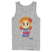 Men's Nintendo Legend of Zelda Link's Awakening Marin Avatar  Adult Tank Top