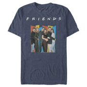 Men's Friends Group Geometric Pose  Adult T-Shirt