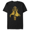 Men's Black Adam Golden Doctor  Adult T-Shirt