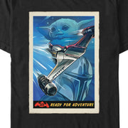 Men's Star Wars: The Mandalorian Ready For Adventure Poster  Adult T-Shirt