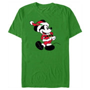 Men's Mickey & Friends Santa Mickey  Adult T-Shirt