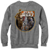 Men's Star Wars The Force Awakens Retro Droids  Adult Sweatshirt