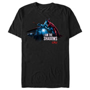 Men's The Batman Shadow on the Bridge  Adult T-Shirt