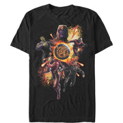 Men's Marvel Avengers: Endgame Flame Logo  Adult T-Shirt