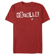 Men's Cruella Lipstick Logo  Adult T-Shirt