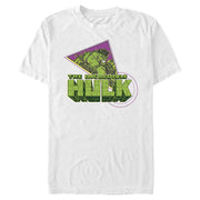 Men's Marvel Hulk Brick Name  Adult T-Shirt