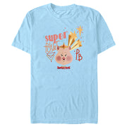 Men's DC League of Super-Pets Super Power PB Pig  Adult T-Shirt