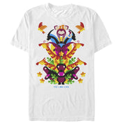 Men's Lion King Artistic Animal Pyramid  Adult T-Shirt