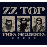 Men's ZZ TOP Tres Hombres  Adult T-Shirt