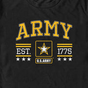 Men's US Army Yellow Classic Logo  Adult T-Shirt