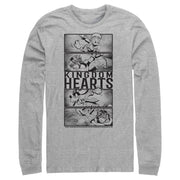 Men's Kingdom Hearts 3 Action Panels  Adult Long Sleeve Shirt