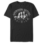 Men's Disney Hocus Pocus Sanderson Sisters Witch Broom  Adult T-Shirt