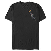 Men's Lion King Rafiki Simba Badge  Adult T-Shirt