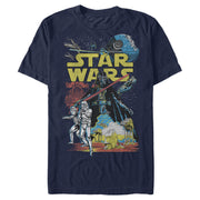 Men's Star Wars Galactic Battle  Adult T-Shirt