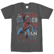 Men's Marvel Amazing Spider-Man Jump  Adult T-Shirt