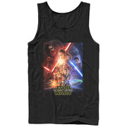 Men's Star Wars The Force Awakens Movie Poster  Adult Tank Top