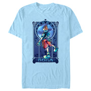 Men's Kingdom Hearts Re: Chain of Memories Sora Mirror Portrait  Adult T-Shirt