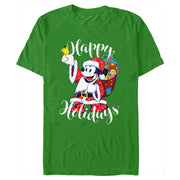 Men's Mickey & Friends Christmas Happy Holidays Mickey  Adult T-Shirt