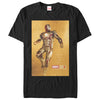 Men's Marvel 10 Years Anniversary Iron Man  Adult T-Shirt