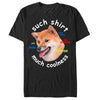 Men's Lost Gods Such Shirt Much Coolness Dog Meme  Adult T-Shirt