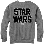 Men's Star Wars Bold Logo 1977  Adult Sweatshirt