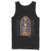 Men's Nintendo Legend of Zelda Stained Glass  Adult Tank Top