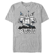 Men's Star Wars Stormtrooper Party Hats Trio 18th Birthday Trooper  Adult T-Shirt