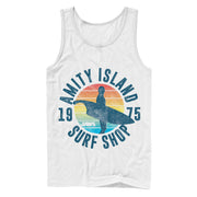 Men's Jaws Retro Amity Island Surf Shop  Adult Tank Top