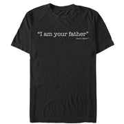 Men's Star Wars Vader I am Your Father  Adult T-Shirt