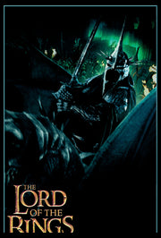 Men's The Lord of the Rings Fellowship of the Ring Witch-King of Angmar Movie Poster  Adult T-Shirt