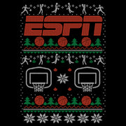 Men's ESPN Basketball Christmas Sweater  Adult T-Shirt