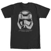 Men's Star Wars The Force Awakens Captain Phasma Distressed Helmet  Adult T-Shirt