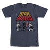 Men's Star Wars Pixel Darth Vader and Stormtroopers  Adult T-Shirt