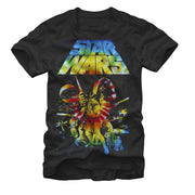 Men's Star Wars Classic Tie-Dye Poster  Adult T-Shirt