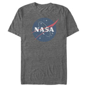 Men's NASA Faded Circle Logo  Adult T-Shirt