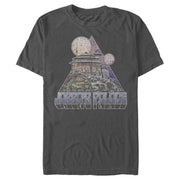 Men's Star Wars Jabba's Palace Weathered Collage  Adult T-Shirt